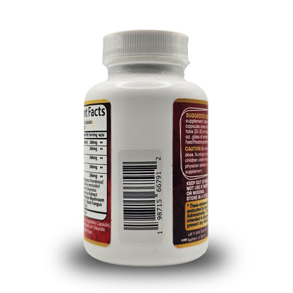 Mushroom Complex 10x, 60 capsules, 30 servings